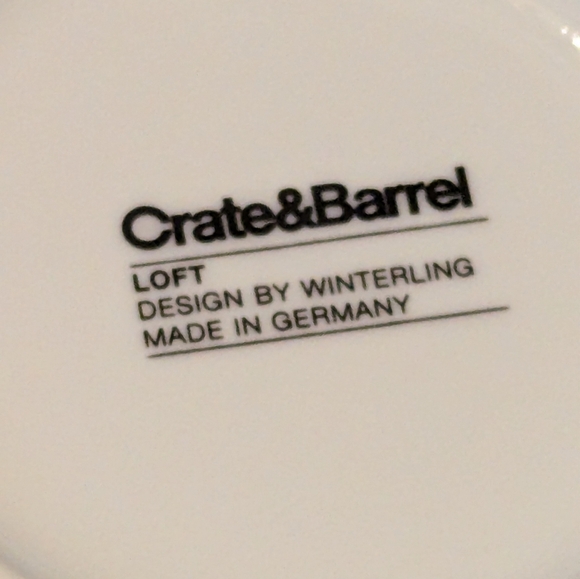 Crate& Barrel large cup and saucer. White porcelain. 350ml capacity. - Picture 2 of 4